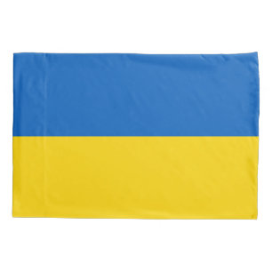 Patriotische Single-Pillowcase-Flagge der Ukraine Kissenbezug