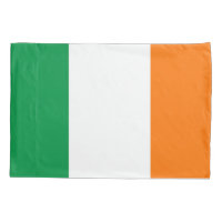 Patriotische Single-Pillowcase-Flagge Irlands