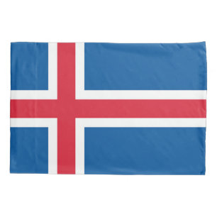 Patriotische Single-Pillowcase-Flagge Islands Kissenbezug