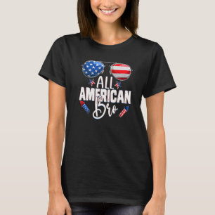 Patriotische Sonnenbrille Alle amerikanischen Bro T-Shirt