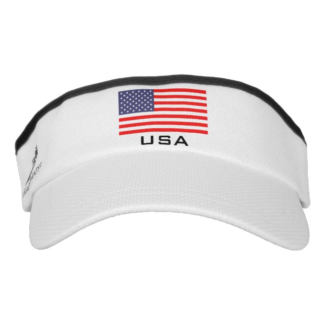 Patriotische Sonnenschutzkappe der amerikanischen  Visor (Vorderseite)