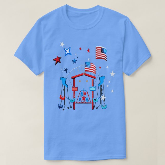 Patriotische Spielwiese T-Shirt (Design vorne)