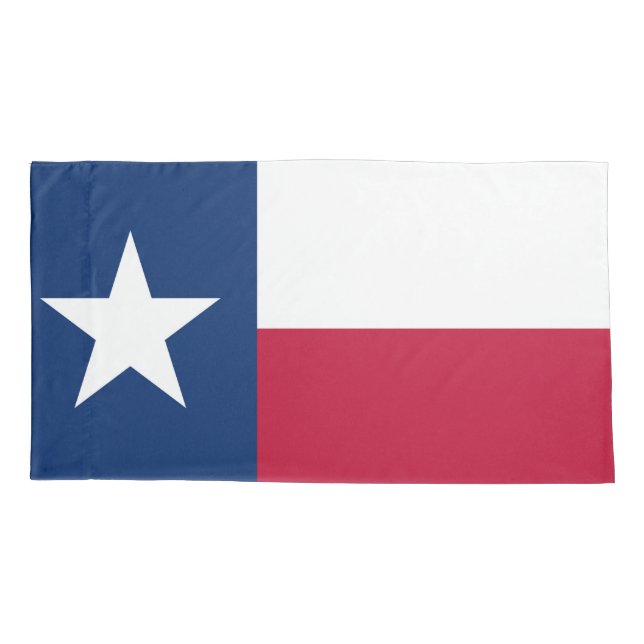 Patriotische Staats-Flagge von Texas Kissenbezug (Rückseite)
