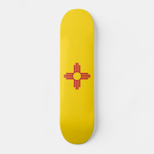 Patriotische Staatsflagge New Mexico Skateboard