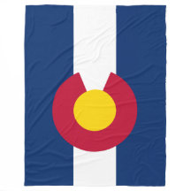 Patriotische Staatsflagge von Colorado