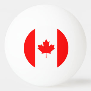 Patriotische Staatsflagge von KANADA Tischtennisball