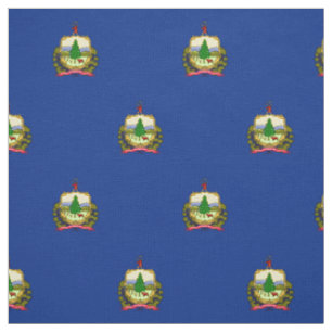 Patriotische Staatsflagge von Vermont Stoff