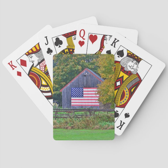 Patriotische Ställe Spielkarten (Rückseite)