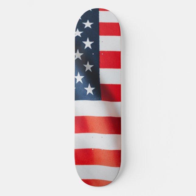 Patriotische Stars & Streifen Skateboard - USA (Vorderseite)