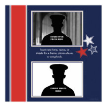 Patriotische Stars thematisches FotoCollage