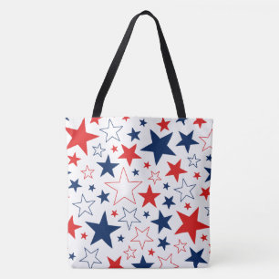 Patriotische Stars Tote Tag