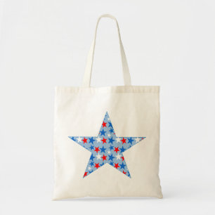 Patriotische Stars Tragetasche