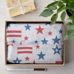 Patriotische Stars und Streifen Dekoupage Tissue P Seidenpapier