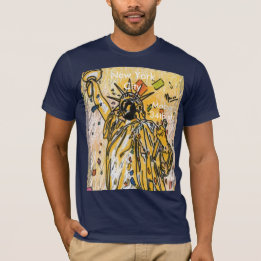 Patriotische Statue zur Freiheitsentziehung 4. Jul T-Shirt