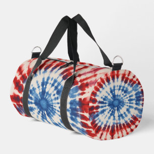 Patriotische Stern-Tie-Dye-Gepäcktasche Duffle Bag