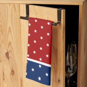Patriotische Sterne Geschirrtuch