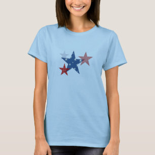 Patriotische Sterne T-Shirt