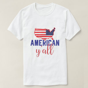 Patriotische Sterne und Streifen abstrakter amerik T-Shirt
