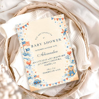 Patriotische Sterne und Streifen Baby Shower