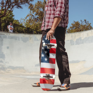 Patriotische Sterne und Streifen Skateboard – USA