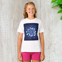 Patriotische Sternexplosion Red White und Blue USA