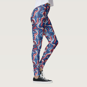 Patriotische Ströme Leggings - Spaß