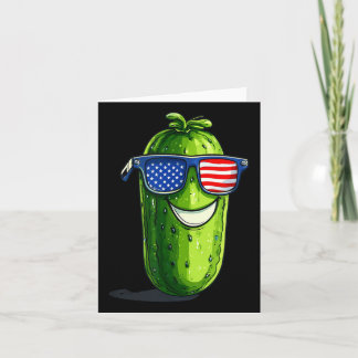 Patriotische Sungles Pickle Kostüme für lustige Pi Karte