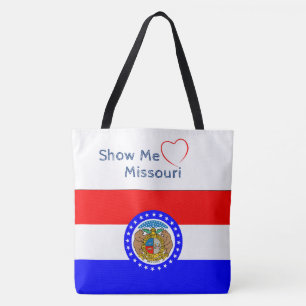 Patriotische Tasche Zeige mir Liebe Missouri