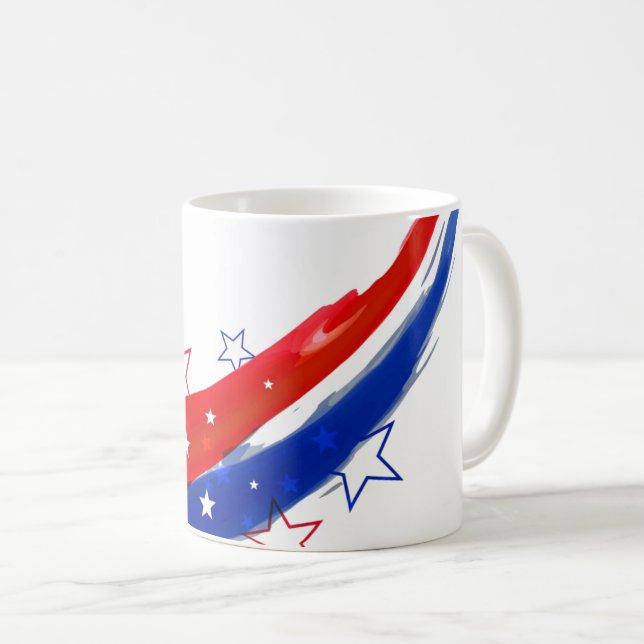 Patriotische Tasse (VorderseiteRechts)