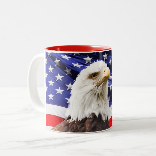 Patriotische Tasse (Vorderseite Links)