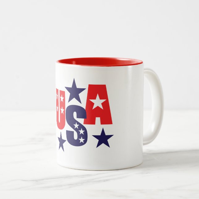 Patriotische Tasse (VorderseiteRechts)