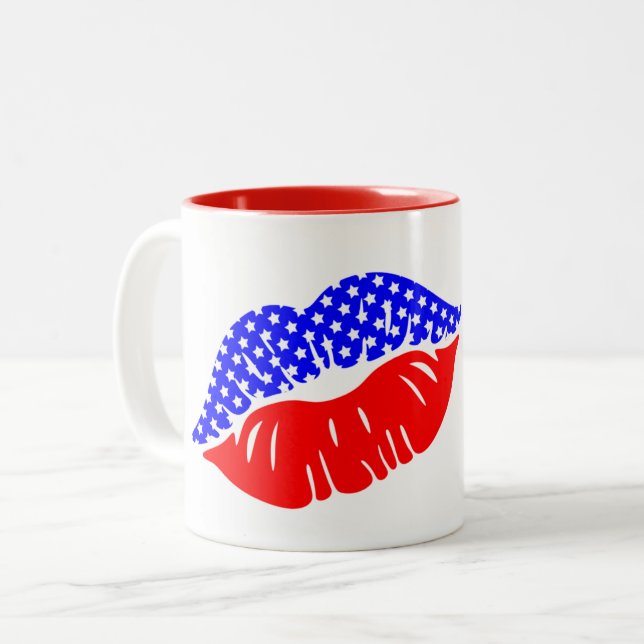 Patriotische Tasse (Vorderseite Links)