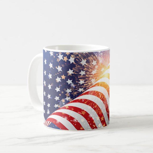 Patriotische Tasse (Vorderseite Links)