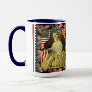 Patriotische Tasse Betsy- Rossflagge