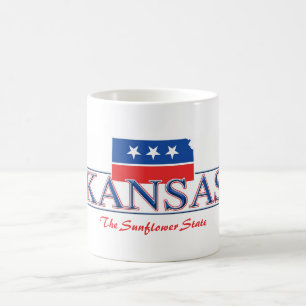 Patriotische Tasse Kansas