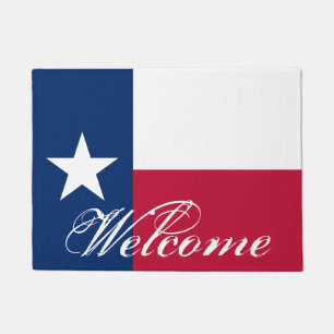 Patriotische Texas-Flaggentürmatte für Fußmatte