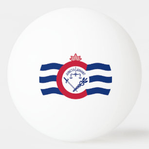 Patriotische Tischtennisball mit Flagge von Cincin