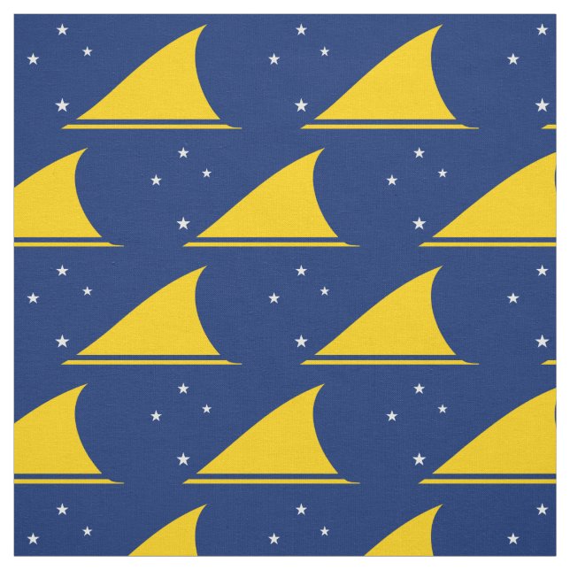 Patriotische Tokelauer Flagge Stoff (Muster)