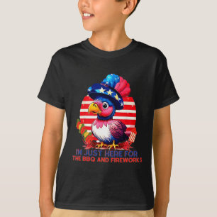 Patriotische Türkei 4. Juli Grillen Feuerwerk Part T-Shirt