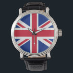 Patriotische Uhr mit Flagge des Vereinigten Königr<br><div class="desc">Fügen Sie Ihrem Handgelenk eine Touch britischen Stolzes mit unserer exklusiven Handuhr mit der Flagge des Vereinigten Königreichs hinzu! Diese Handuhr wurde mit viel Liebe zum Detail gestaltet und ist mehr als nur ein Accessoire zum Zeitwachen; sie ist eine Feier des reichen britischen Kulturerbes und des kulturellen Stolzes. Das elegante...</div>