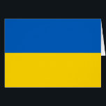 Patriotische Ukraine-Flagge<br><div class="desc">Patriotische Flagge der Ukraine.</div>