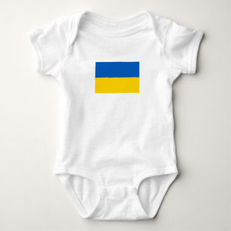 Patriotische Ukraine-Flagge Baby Strampler