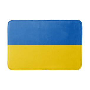 Patriotische Ukraine-Flagge Badematte