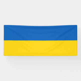 Patriotische Ukraine-Flagge Banner