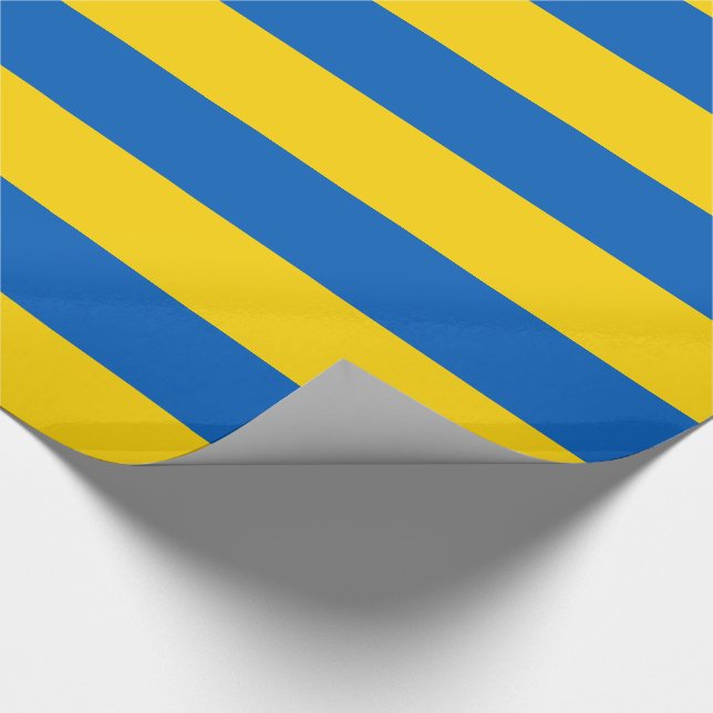 Patriotische Ukraine-Flagge Geschenkpapier (Ecke)