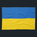Patriotische Ukraine-Flagge Geschirrtuch<br><div class="desc">Patriotische Flagge der Ukraine.</div>