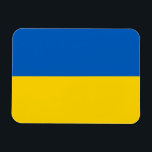 Patriotische Ukraine-Flagge Magnet<br><div class="desc">Patriotische Flagge der Ukraine.</div>