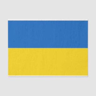 Patriotische Ukraine-Flagge Seidenpapier