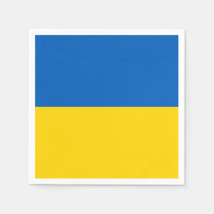 Patriotische Ukraine-Flagge Serviette
