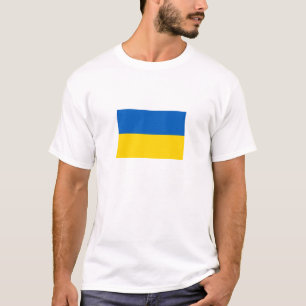 Patriotische Ukraine-Flagge T-Shirt